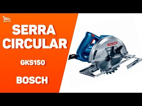 Serra Circular GKS-150 1500W  com Disco e Guia Paralelo - Video