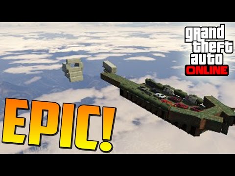 INCREÍBLE! MEGA SALTO ÉPICO! A LA PRIMERA!! - Gameplay GTA 5 Online Funny Moments