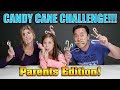 CANDY CANE CHALLENGE PARENTS EDITIONS Weird Candy Cane Flavor Blindfolded Taste Test