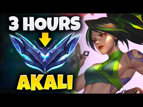 THIS is how you CLIMB to DIAMOND in 3 HOURS...with ONLY Akali (Season 13)