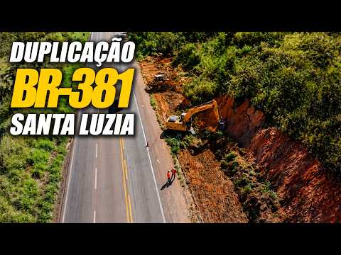 Começaram as obras da duplicação da BR-381 em Santa Luzia