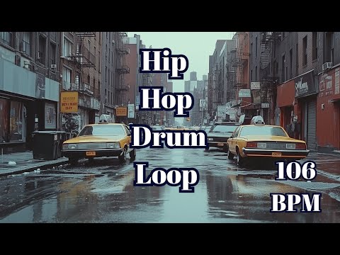 106 BPM Hip Hop Drum Loop | Smooth Boom Bap Backing Track for Rappers & Producers