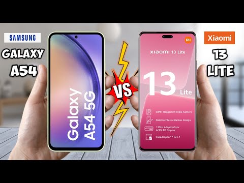 Xiaomi 13 Lite 5G VS Samsung Galaxy A54 5G - Full Comparison 2023