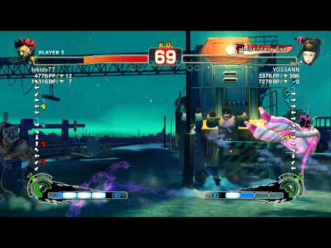 SSF4:AE Ranked tokido77 (Akuma) vs YOSSANN (Juri)