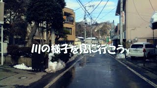preview picture of video '[車載カメラ] 川の様子を見に行こう 20140223 山梨県大月市'