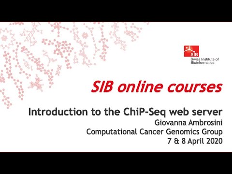 Introduction to the ChiP-Seq web server