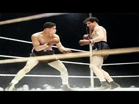 Joe Louis vs Max Baer - Highlights in HD Color (24.09.1935)