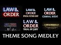 Law Order Theme Song Medley Now With Organized Crime