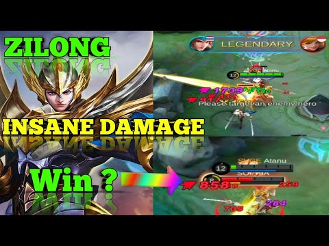 PERFECT ZILONG OFFLANE GAME PLAY | ZILONG ONE SHOT BUILD | MOBILE LEGENDS√