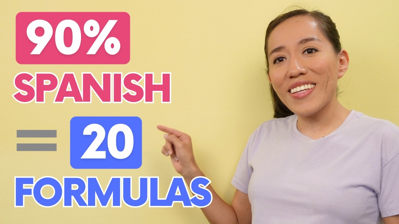 90% of All Spanish Sentences in 20 Formulas