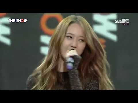 【鄭秀晶+劉逸雲】151110 f(x) TheShow 1位三連冠 安可舞台 / 【Krystal+Amber】151110 f(x) TheShow win