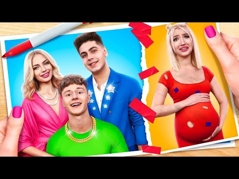 Poor Pregnant in a Billionaire Family! Rich Crush vs Broke Girl