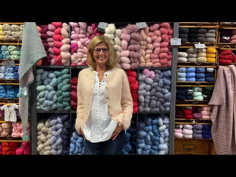 Eine kuschelige Raglanjacke in Top-Down Methode stricken