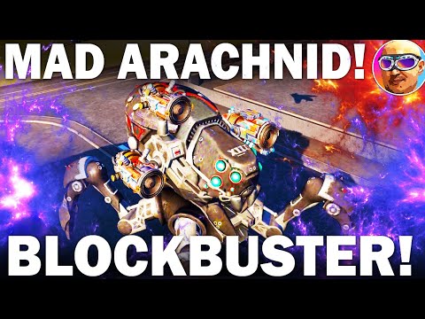 BLOCKBUSTER! 5 MAD SONIC INVADER MK2 ATTACK! WAR ROBOTS REMASTERED ARACHNIDE MAX GAMEPLAY WR