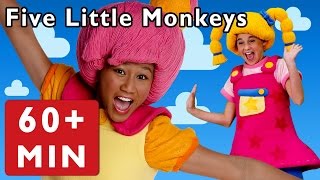 Five Little Monkeys and More | Nursery Rhymes from Mother Goose Club!