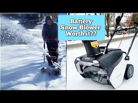 Litheli Cordless Snow Blower | Battery-operated snow blower| Assembly Usage and performance review