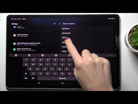 How to Set Date and Time on SAMSUNG Galaxy Tab S8+ - Change Date and Time