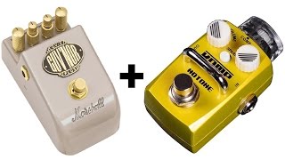 Download lagu Pedal KOMP HOTONE Compressor    Marshall Guv'nor Plus GV-2 Demo mp3
