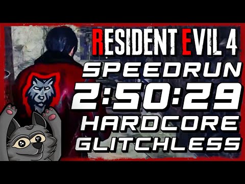 RESIDENT EVIL 4 REMAKE SPEEDRUN HARDCORE GLITCHLESS - 2:50:29  [WORLD RECORD]