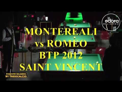 MONTEREALI vs ROMEO 2^ PROVA BILIARDO BTP 2012 SAINT VINCENT