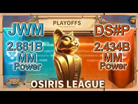 Osiris League Group Stage: JWM #1059 vs DS#P #1046