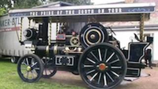 preview picture of video 'Steam Traction Engine: Garret & Sons Tractor Dampfmaschine Showman'