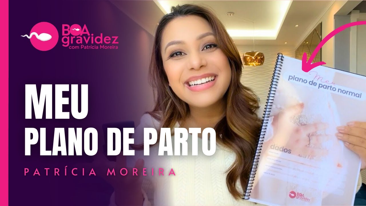 MELHOR MODELO DE PLANO DE PARTO | Já encadernei para levar no parto