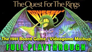 Defeat the Dragon! Quest for the Rings - The hybrid board and video game from 1981!