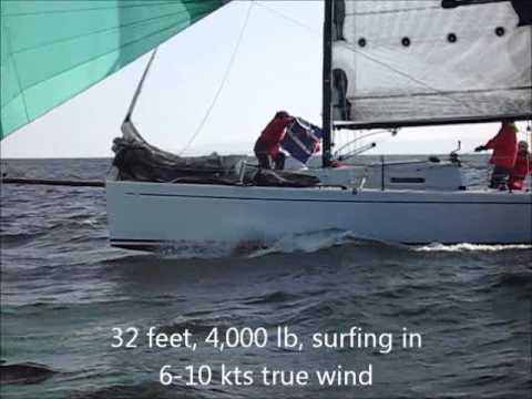 Sailing off Long Beach - Columbia Carbon 32