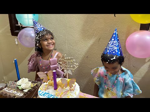 Menakodalu [ Lathika (mama)] 5th year birthday cake cutting video….!