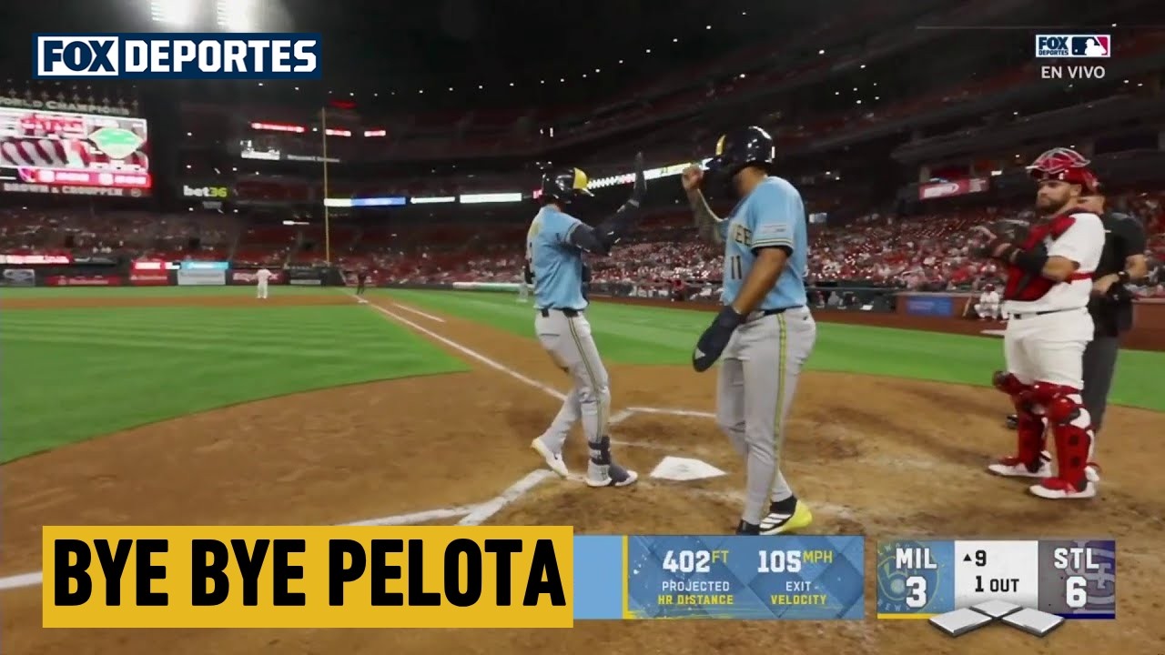 👋⚾ HOME RUN 2 CARRERAS Brice Turang | Milwaukee Brewers 3-6 St. Louis Cardinals | MLB 2026