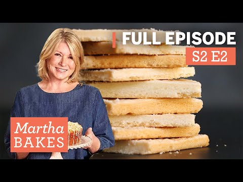 Martha Stewart Makes Shortbread Cookies 3 Ways | Martha Bakes S2E2 "Shortbread"