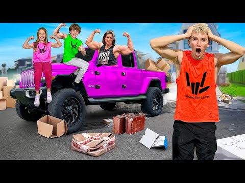 WORLDS STRONGEST FAMILY MOVES IN... to save my Stolen McLaren!!