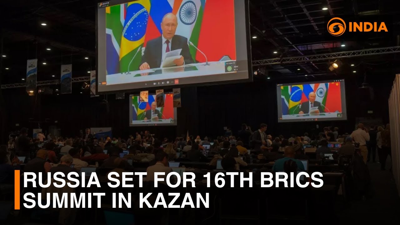 Russia set for 16th BRICS Summit in Kazan | DD India News Hour