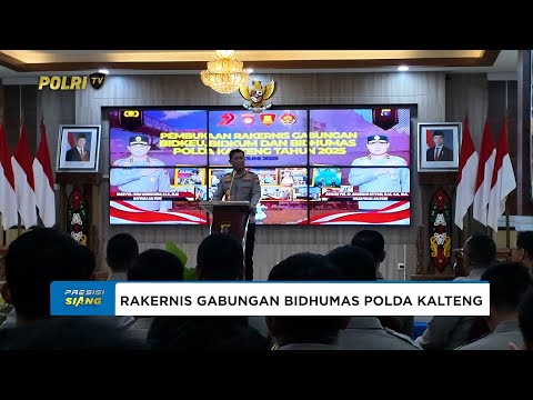 RAKERNIS GABUNGAN BIDHUMAS POLDA KALTENG