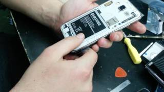 Samsung Galaxy J5 lcd and touchscreen replacement tutorial, disassembly and assembly