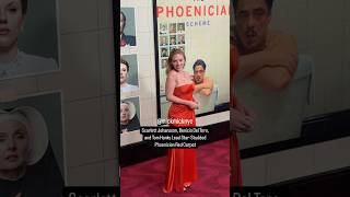 Scarlett Johansson and the star-studded cast at the unforgettable The Phoenician Scheme premiere 🎬✨