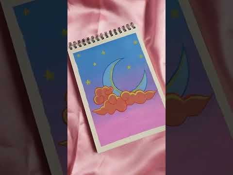 Dream moon painting #art #artist #painting #acrylicpainting #artwork #shorts