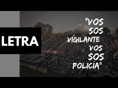 "Vos sos vigilante" Barra: La Barra 79 &bull; Club: Olimpia