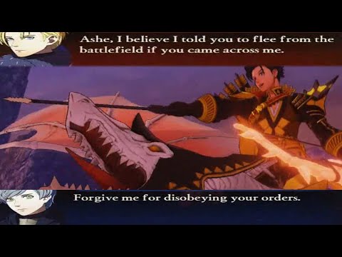Fire Emblem Warriors: Three Hopes-Ashe, Edelgard,& Claude vs Dimitri Unique Dialogue At Garegg Mach