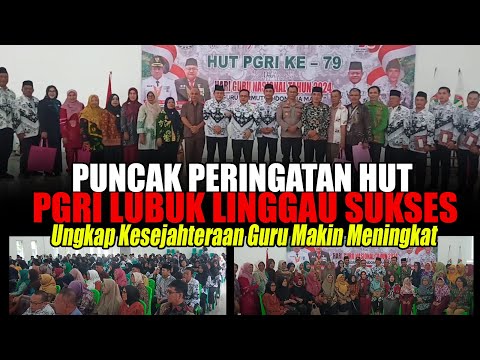 Puncak Peringatan HUT PGRI Lubuk Linggau Sukses