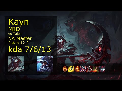 Rank 1 NA Kayn: Mid vs Talon