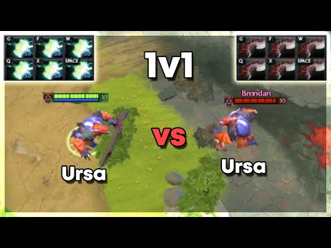 Mjollnir Ursa vs Abyssal Ursa - Dota 2 1v1