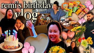 VLOG: surprising remi!!! + i cannot believe she got me this!!! + bestie sleepover, opening gifts! ❤️