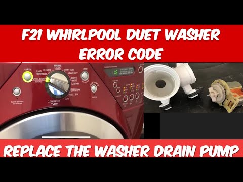 F21 Whirlpool Duet Washer F21 Error Code Step by Step How to Fix