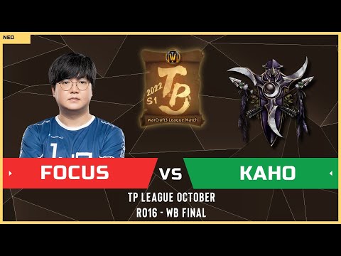 WC3 - TP League M4 - Group A WB Final: [ORC] FoCuS vs Kaho [NE]