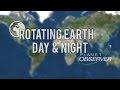 Rotating Earth day & night - PlanetObserver 