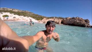 Cala Soraya Spargi - drone gopro4 sardegna