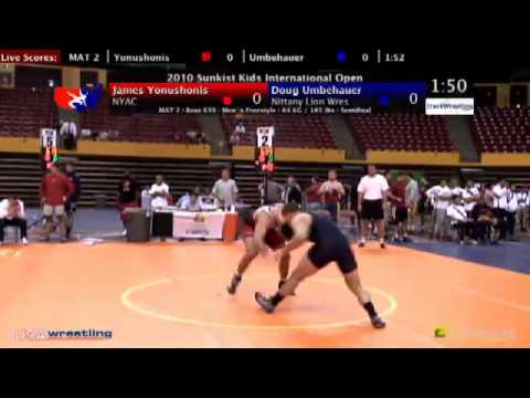 Sunkist Open - Freestyle - 84kg Semifinals - James Yonushonis vs. Doug Umbehauer