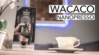WACACO Nanopresso Espressomaschine | so einfach geht Espresso unterwegs | HARIO Mini Slim Mühle [4K]